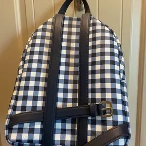 kate spade | Bags | Kate Spade Blue Checkered Backpack 